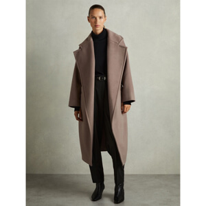 REISS BRIDGET Wool Blend Blindseam Coat